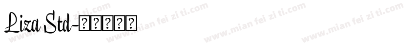 Liza Std字体转换